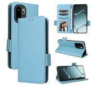 BELLA BEAR Funda para OnePlus 15R/Ace 6T/Ace 6 5G, Cartera con Magnético, Función de Kickstand, Funda OnePlus 15R/Ace 6T/Ace 6 5G-LAzul