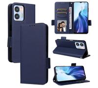 BELLA BEAR Funda para Oukitel C35/C36, Funda Tipo Billetera de Cuero con Tapa magnética, Funda con función Atril, Funda Protectora a Prueba de Golpes para Oukitel C35/C36-DAzul