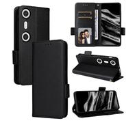 BELLA BEAR Funda para XReal Beam Pro, Funda Tipo Billetera de Cuero con Tapa magnética, Funda con función Atril, Funda Protectora a Prueba de Golpes para XReal Beam Pro-Negro