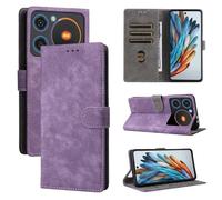 BELLA BEAR Funda para ZTE Nubia Music, [Tecnología de Bloqueo RFID] Fundas de Billetera, Funda ZTE Nubia Music con [Soporte]-Púrpura