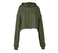 Bella Canvas Bella + Canvas Mujer Cropped Fleece Hoodie 7502 - Fast Fashion Cott