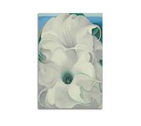 Bella Donna - por Georgia O'Keeffe - Póster artístico de pintura en lienzo para pared, decoración moderna para el hogar, 24 x 36 pulgadas (60 x 90 cm)