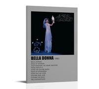 Bella Donna Stevie Nicks - Pósteres artísticos antisalpicaduras para sala de estar y dormitorio, pinturas colgantes adecuadas para múltiples escenarios, sin necesidad de perforar, fácil de instalar