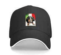 Bella el Dachshund Juguetón - Comisión de Perros 05 Sombrero de Béisbol Bolsa de Playa Gorros Divertidos Fiesta Hombre Gorro Sombrero de Lujo Sombreros de Hombre Mujeres