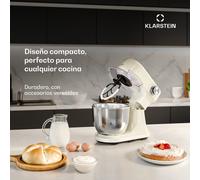 Bella Evo procesador de alimentos | Sistema de mezcla planetaria | 3 accesorios para batir | 1500 W | 5 l Klarstein