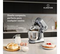 Bella Evo robot de cocina | Sistema de mezcla planetaria | 3 accesorios de batido | 1500 W | 5 l Klarstein
