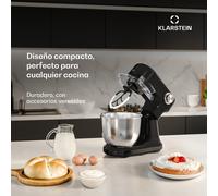 Bella Evo robot de cocina | Sistema de mezcla planetario | 3 accesorios para batir | 1500 W | 5 l Klarstein