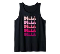 Bella Retro Stack Design Camiseta sin Mangas