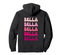 Bella Retro Stack Design Sudadera con Capucha
