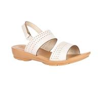 BELLA Sandalias de cuña con correa trasera para mujer, duraderas, elegantes, cómodas, antideslizantes, ligeras y transpirables, Marfil, 5 UK