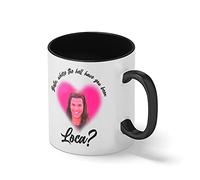 Bella Twilight Where The Hell Have You Been Loca Blanca taza de café con RIM Negro y manija Mug