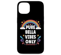 BELLA Vibes Only Cute Retro Girls BELLA Name Carcasa para iPhone 13