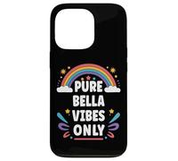 BELLA Vibes Only Cute Retro Girls BELLA Name Carcasa para iPhone 13 Pro