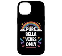 BELLA Vibes Only Cute Retro Girls BELLA Name Carcasa para iPhone 14