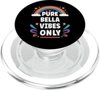BELLA Vibes Only Cute Retro Girls BELLA Name PopSockets PopGrip para MagSafe
