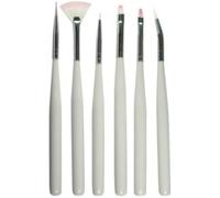 Bella Vida 6 Pinceles para Decoracion de uñas