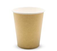 Bella Vita Vasos de papel + PE color Habana Paquete 50 unidades de 240 ml - 8 oz