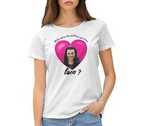 Bella Where The Hell Have You Been Loca? Camiseta de Mujer Blanca Size XL