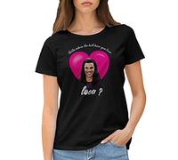 Bella Where The Hell Have You Been Loca? Camiseta de Mujer Negra Size L
