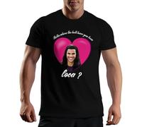 Bella Where The Hell Have You Been loca? Camiseta para hombre, Negro, M