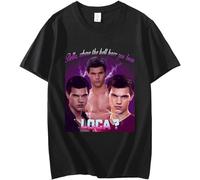 Bella Where The Hell Have You Been Loca Jacob Black Fantasy Film Unisex 100% Cotton Short-Sleeve T-Shirts Black XXXL