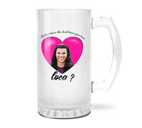 Bella Where The Hell Have You Been Loca Jacob Black Twilight Saga Funny Team Jacob Meme Jarra de cerveza transparente de 500 ml