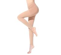 BellaAchtung Medias de Compresión Médicas Mujeres Hombres Largas 20-30 mmHg, Mallas Compresión de Soporte Graduado, Medias de Soporte sin Dedos Panty Compresión para Varices Edema Vuelo