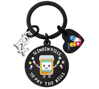 BellaBlend Apothekentechniker-Geschenke RX llavero regalos de farmacia para profesionales médicos accesorios técnicos divertidos para enfermeras semana de farmacia regalo divertido