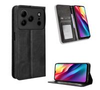 BellaCase Funda Doogee Note 56/56 Pro/56 Plus [Pata de Cabra] [Ranuras para Tarjetas] [Funda con Tapa magnética] Compatible con el teléfono Inteligente Doogee Note 56/56 Pro/56 Plus(Negro)
