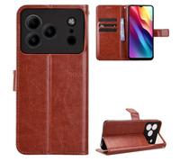 BellaCase Funda Doogee Note 56/56 Pro/56 Plus [Pata de Cabra] [Ranuras para Tarjetas] [Funda con Tapa magnética] Compatible con el teléfono Inteligente Doogee Note 56/56 Pro/56 Plus(Marrón)