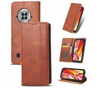 BellaCase Funda Doogee S96 Pro [Pata de Cabra] [Ranuras para Tarjetas] [Funda con Tapa magnética] Compatible con el teléfono Inteligente Doogee S96 Pro(Marrón)