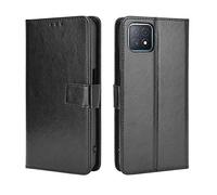 BellaCase Funda OPPO A73 5G/A72 5G [Pata de Cabra] [Ranuras para Tarjetas] [Funda con Tapa magnética] Compatible con el teléfono Inteligente OPPO A73 5G,OPPO A72 5G(Negro)