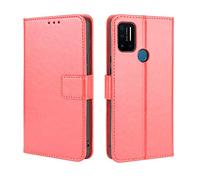 BellaCase Funda Umidigi A9 Pro [Pata de Cabra] [Ranuras para Tarjetas] [Funda con Tapa magnética] Compatible con el teléfono Inteligente Umidigi A9 Pro(Rojo)