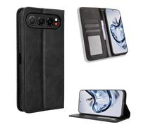 BellaCase Funda ZTE Nubia Air 5G [Pata de Cabra] [Ranuras para Tarjetas] [Funda con Tapa magnética] Compatible con el teléfono Inteligente ZTE Nubia Air 5G(Negro)