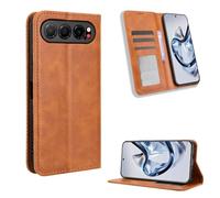 BellaCase Funda ZTE Nubia Air 5G [Pata de Cabra] [Ranuras para Tarjetas] [Funda con Tapa magnética] Compatible con el teléfono Inteligente ZTE Nubia Air 5G(Marrón)