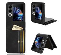 BellaCase Funda ZTE Nubia Flip 2 [Ranura de Inserción de Tarjetas] [Caso Práctico] Compatible con el Teléfono Inteligente ZTE Nubia Flip 2(Negro)