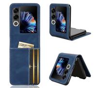 BellaCase Funda ZTE Nubia Flip 2 [Ranura de Inserción de Tarjetas] [Caso Práctico] Compatible con el Teléfono Inteligente ZTE Nubia Flip 2(Azul)
