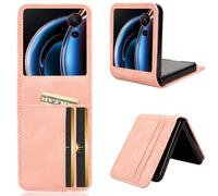 BellaCase Funda ZTE Nubia Flip 3 [Ranura de Inserción de Tarjetas] [Caso Práctico] Compatible con el Teléfono Inteligente ZTE Nubia Flip 3(Rosado)
