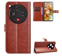 BellaCase Funda ZTE Nubia Focus 2 5G [Pata de Cabra] [Ranuras para Tarjetas] [Funda con Tapa magnética] Compatible con el teléfono Inteligente ZTE Nubia Focus 2 5G(Marrón)