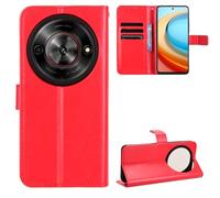 BellaCase Funda ZTE Nubia Focus 5G [Pata de Cabra] [Ranuras para Tarjetas] [Funda con Tapa magnética] Compatible con el teléfono Inteligente ZTE Nubia Focus 5G(Rojo)