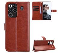 BellaCase Funda ZTE Nubia Red Magic 11 Pro/11 Pro Plus [Pata de Cabra] [Ranuras para Tarjetas] Compatible con el teléfono Inteligente ZTE Nubia Red Magic 11 Pro/11 Pro Plus(Marrón)