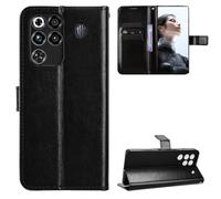 BellaCase Funda ZTE Nubia Red Magic 11 Pro/11 Pro Plus [Pata de Cabra] [Ranuras para Tarjetas] Compatible con el teléfono Inteligente ZTE Nubia Red Magic 11 Pro/11 Pro Plus(Negro)