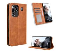 BellaCase Funda ZTE Nubia Red Magic 11 Pro/11 Pro Plus [Pata de Cabra] [Ranuras para Tarjetas] Compatible con el teléfono Inteligente ZTE Nubia Red Magic 11 Pro/11 Pro Plus(Marrón)