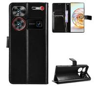 BellaCase Funda ZTE Nubia Z60 Ultra [Pata de Cabra] [Ranuras para Tarjetas] [Funda con Tapa magnética] Compatible con el teléfono Inteligente ZTE Nubia Z60 Ultra(Negro)