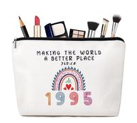 BellaGesundheit Regalo de mujer de cumpleaños 30th - Divertido bolso de maquillaje de cumpleaños, esposa, madre, hermana o mejor amigo, idea única de regalo de 50º cumpleaños (1995)