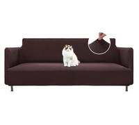 BellaHills Funda Sofa 3 Plazas,Fundas de Sofa Ajustables para SÖDERHAMN,Protector Sofa Gatos Arañazo Y Perros Mascotas,Antideslizante Antimanchas Lavable,Marrón