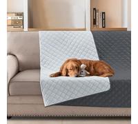 BellaHills Funda Sofá Impermeable 77x178CM para Mascotas, Antideslizante y Lavable, Cubre Sofá Gato/Perro, Color Gris