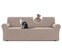 BellaHills Fundas Sofas 3 y 2 Plazas Ajustables, Funda 3 Plazas De Gran Tamaño,Fundas Sofa Elasticas,Funda para Sofa Cubre Elástica Resistente al Desgaste, Caqui