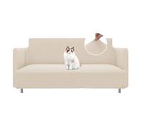 BellaHills Fundas Sofas 3 y 2 plazas Ajustables,Fundas Sofa para SÖDERHAMN,Funda de Sofá con Reposabrazos Antideslizante Antimanchas Lavable,Natural