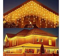 BELLALICHT Guirnalda luminosa 5/10/15 m, cortina luminosa LED tanga luz IP44 impermeable 8 modos de iluminación para decoración de ventana, Navidad, cumpleaños, boda, fiesta, patio (10 m)